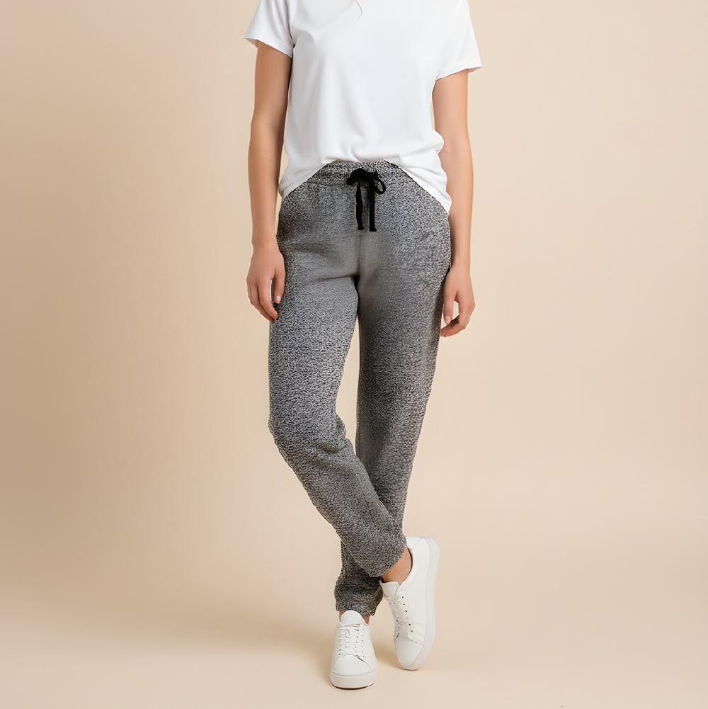 Gray Knit Joggers with Black Drawstring ⚡️ - Picture 2 of 2
